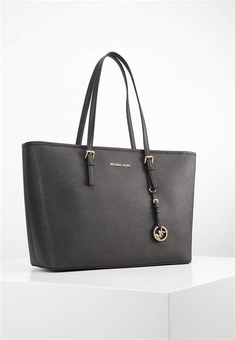 michael kors jet set travel tasche schwarz|michael kors travel tote large.